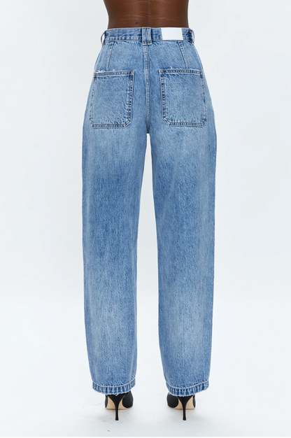 Ezra High Rise Relaxed Taper Jeans