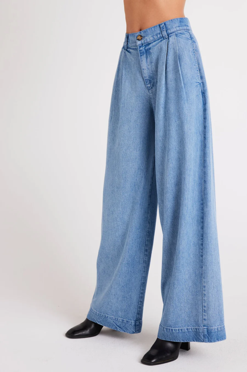 Greta Pleated Wide Leg Trouser