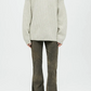Plaited Crewneck Pullover