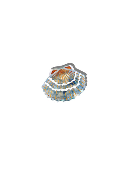 Hand-painted Seashell Claw Hair Clip | Eco-Friendly