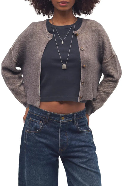 Ottilie Cardigan-Espresso
