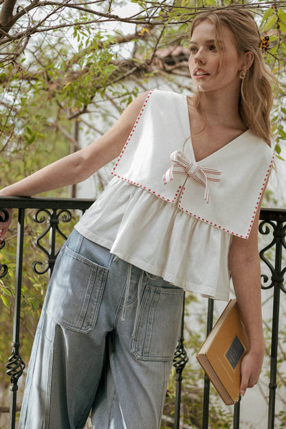 SAILOR COLLAR  TOP