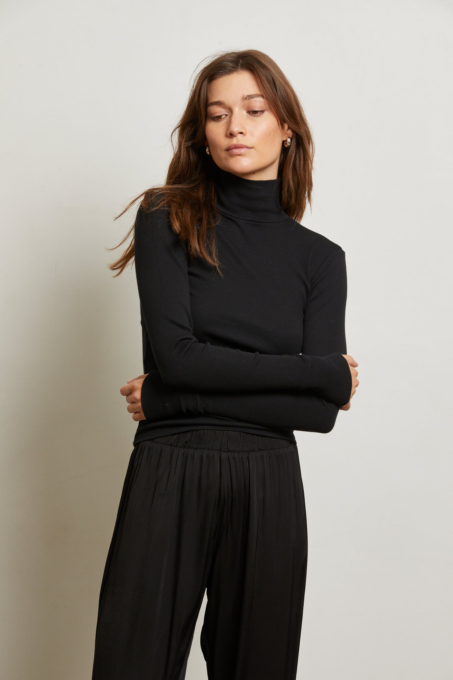 Hayden Luxe Rib Turtle Neck