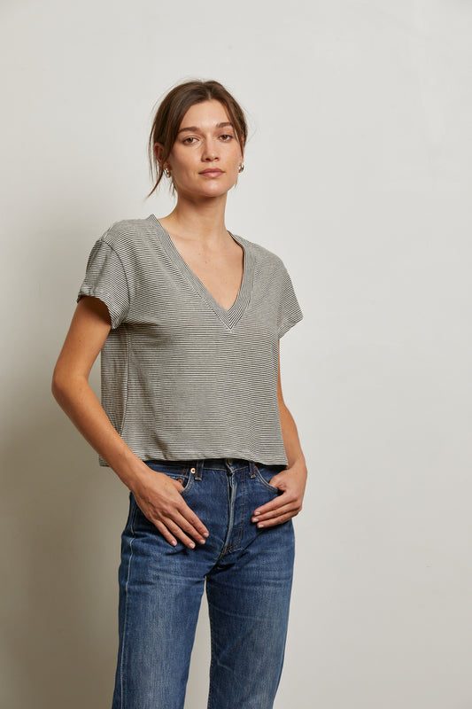 Rosie V Neck Tee