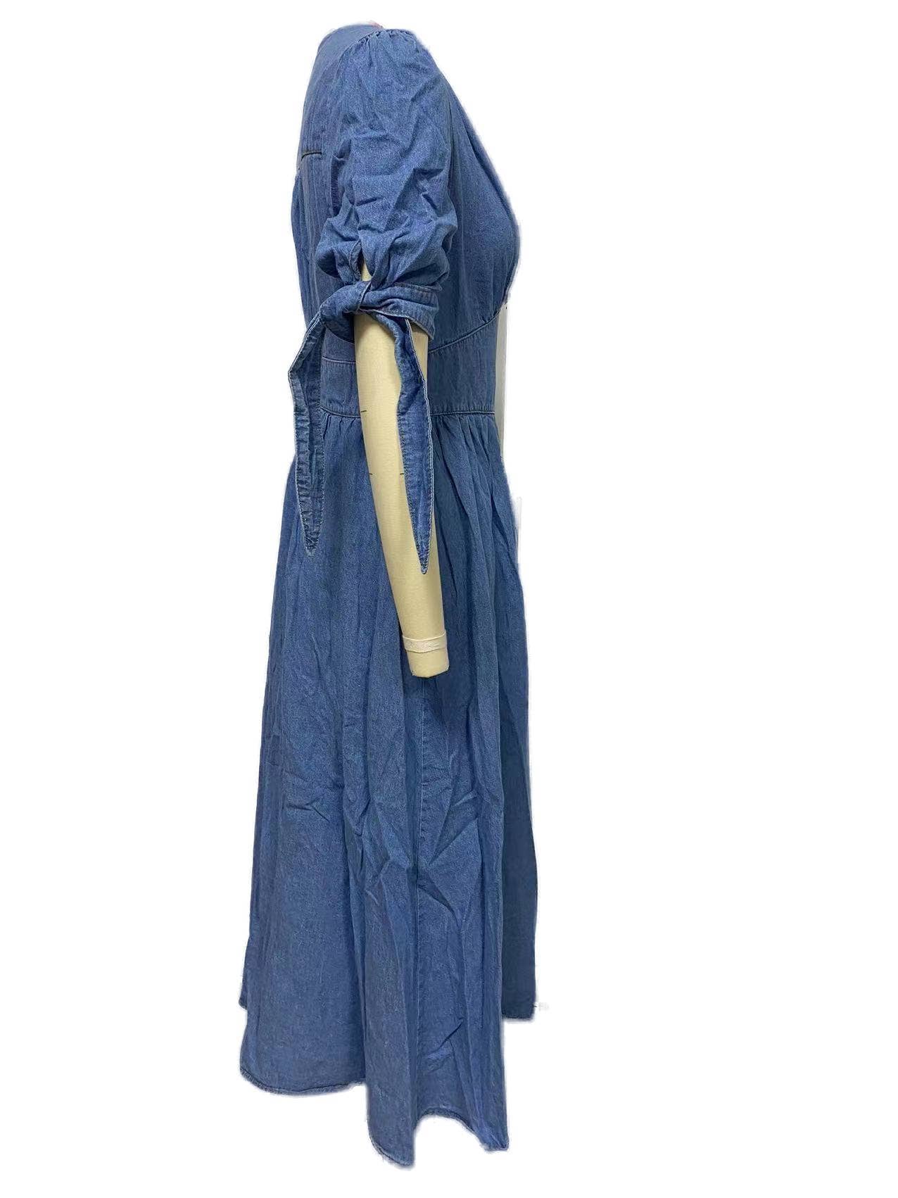 Denim Maxi Dress