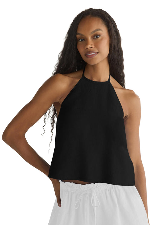 Tie Neck Halter Top