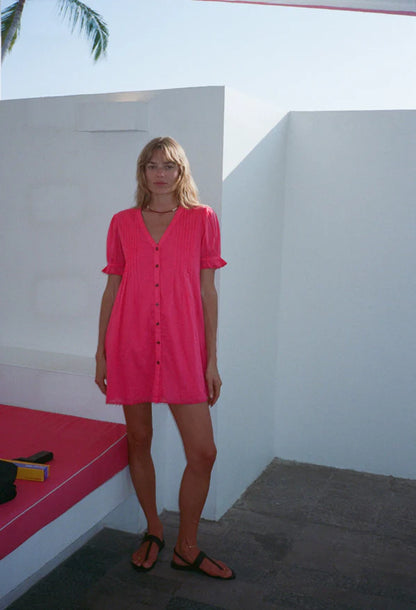 Nayara Dress-Guava