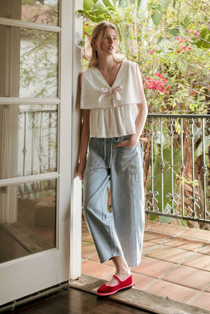 SAILOR COLLAR  TOP
