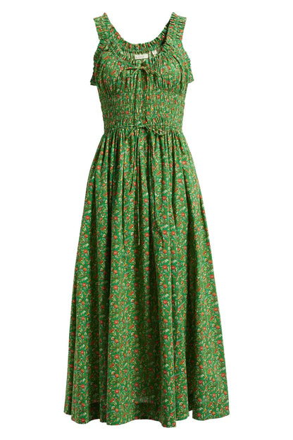 Emmaretta Dress-Emerald