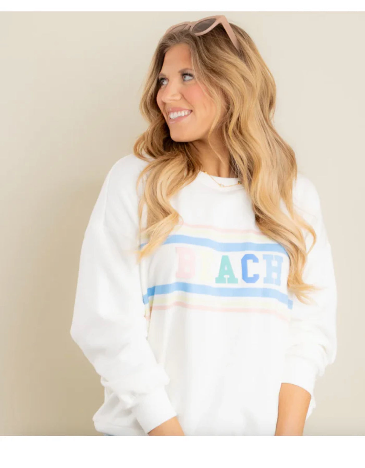 Oversized Beach Sweatshirt