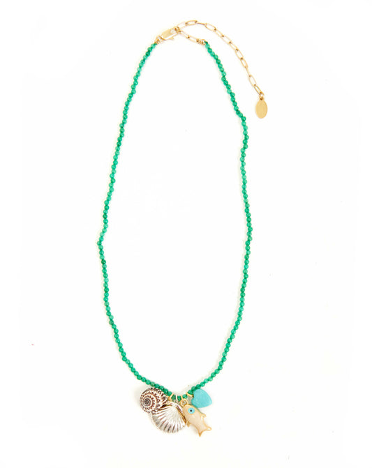 Beaded Charm Necklace