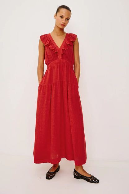 Beaux Dress-Tomato