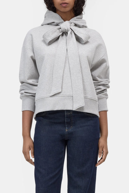 Bow hoodie-Grey