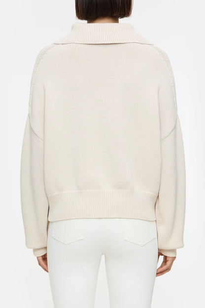 Cropped Troyer Sweater