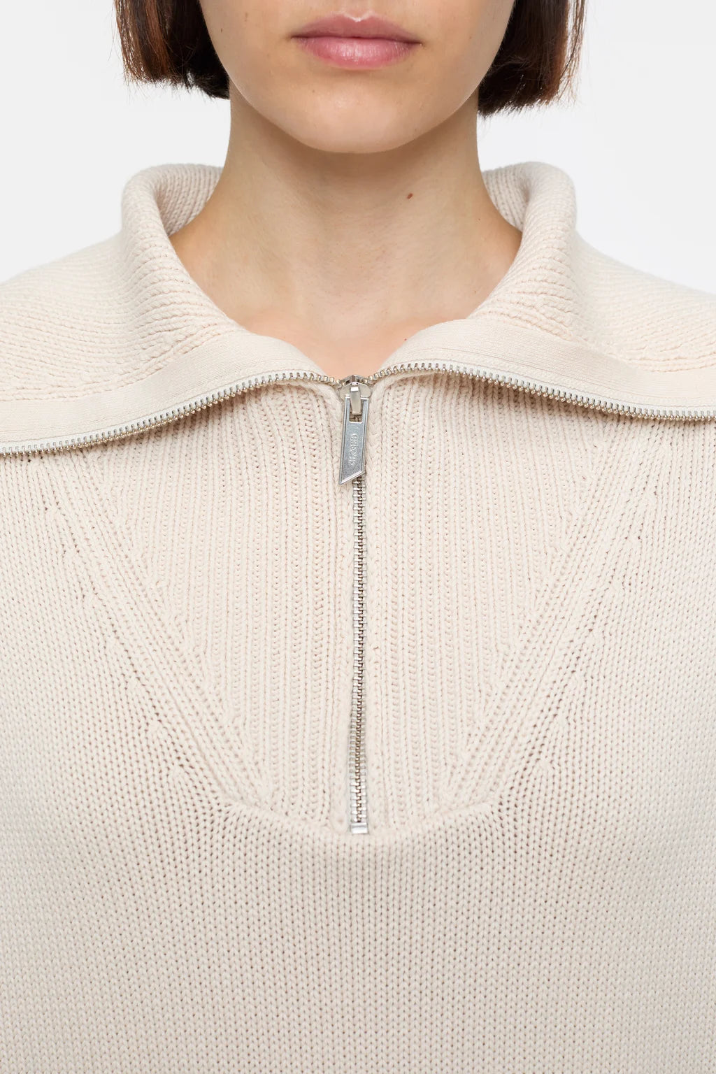 Cropped Troyer Sweater