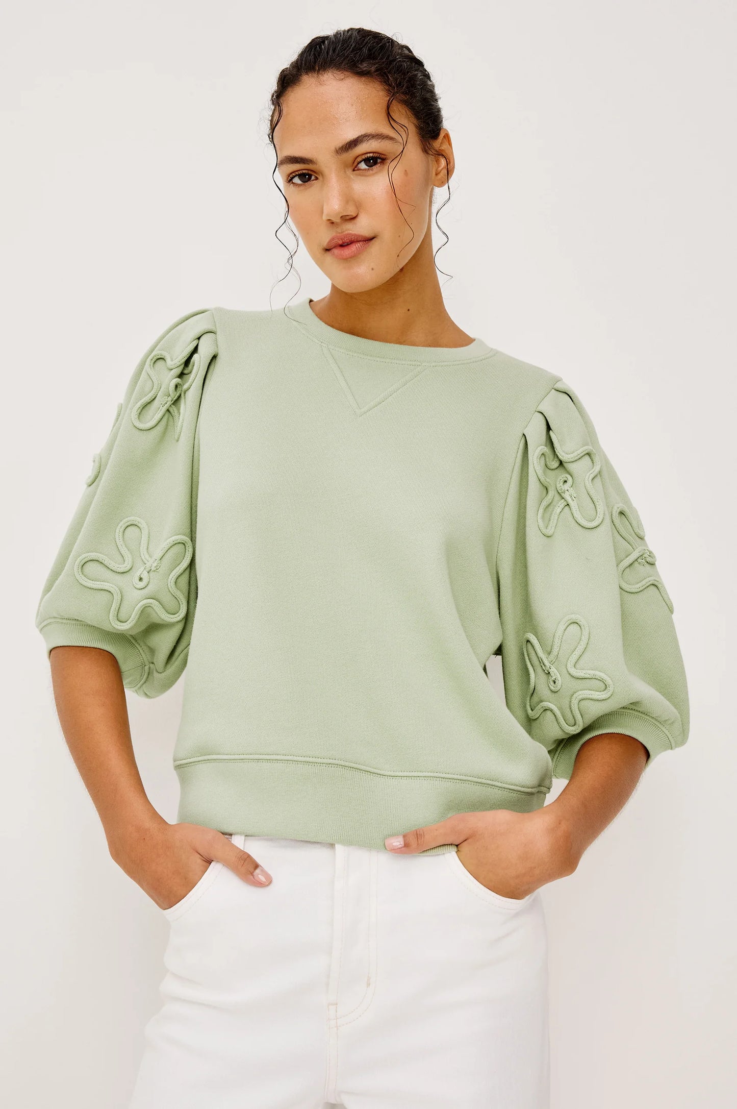 Camy Sweatshirt-Sage