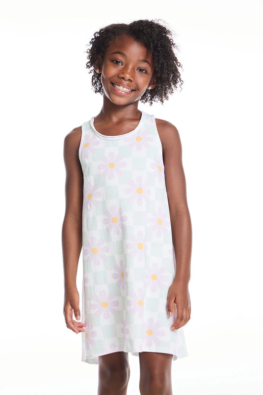 Daisy Check Kids Dress