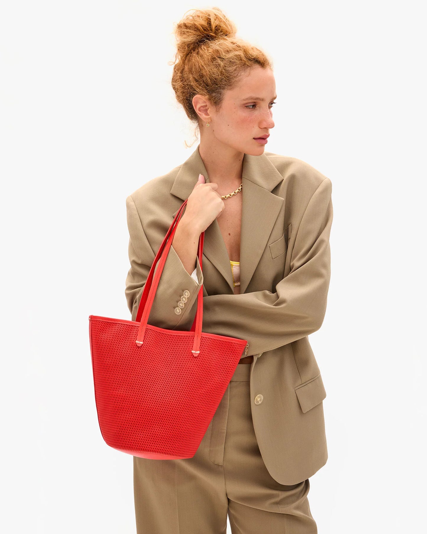 Choupette Bucket Bag-Poppy
