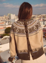 Fairisle Button Down Sweater