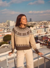 Fairisle Button Down Sweater