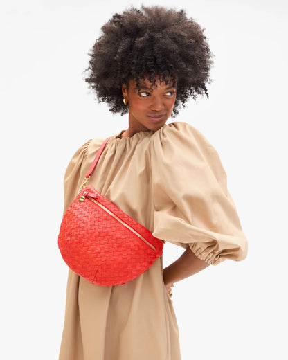 Grande Fanny-Woven Poppy