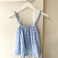 Gingham Double Faced Gauze Swing Top