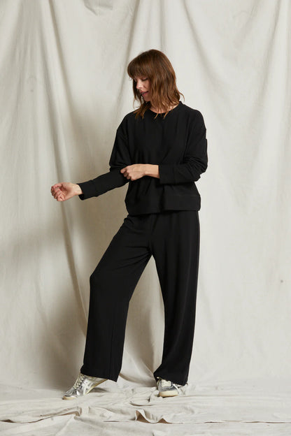 Marcie Brushed Sweater Pull On Pant