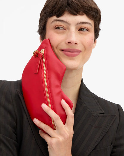 Red Lips Flat Clutch