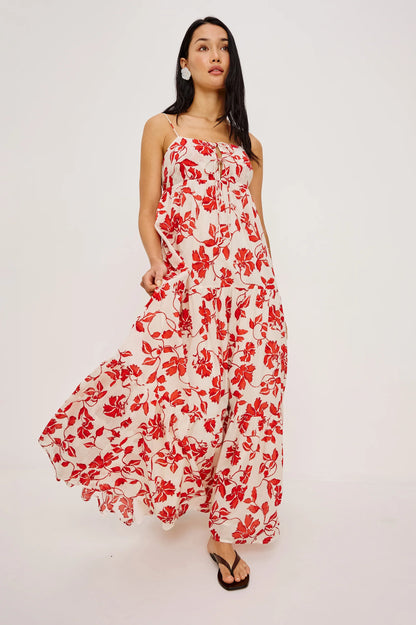 Mica Dress-Red