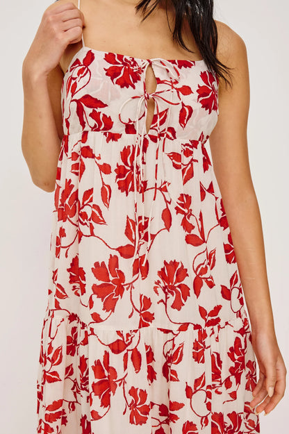 Mica Dress-Red