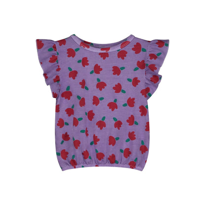 Allover Flowers Frilles Top