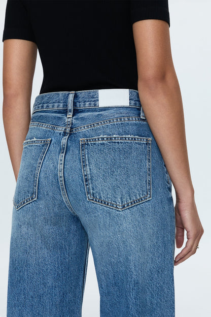 Wes High Rise Barrel Jean