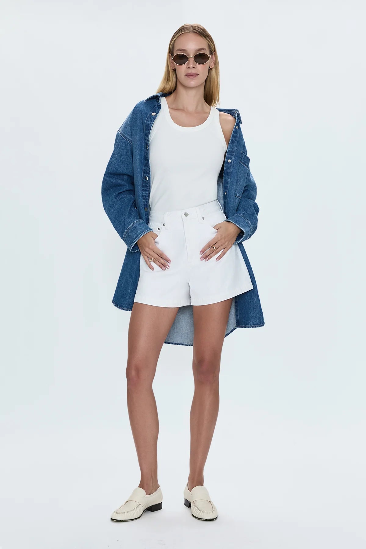elle denim dress Pink Denim Halter Mini Dress