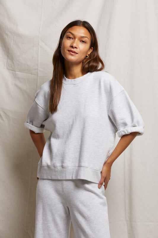 Rebecca 3/4 Puff Sleeve Sweatshirt