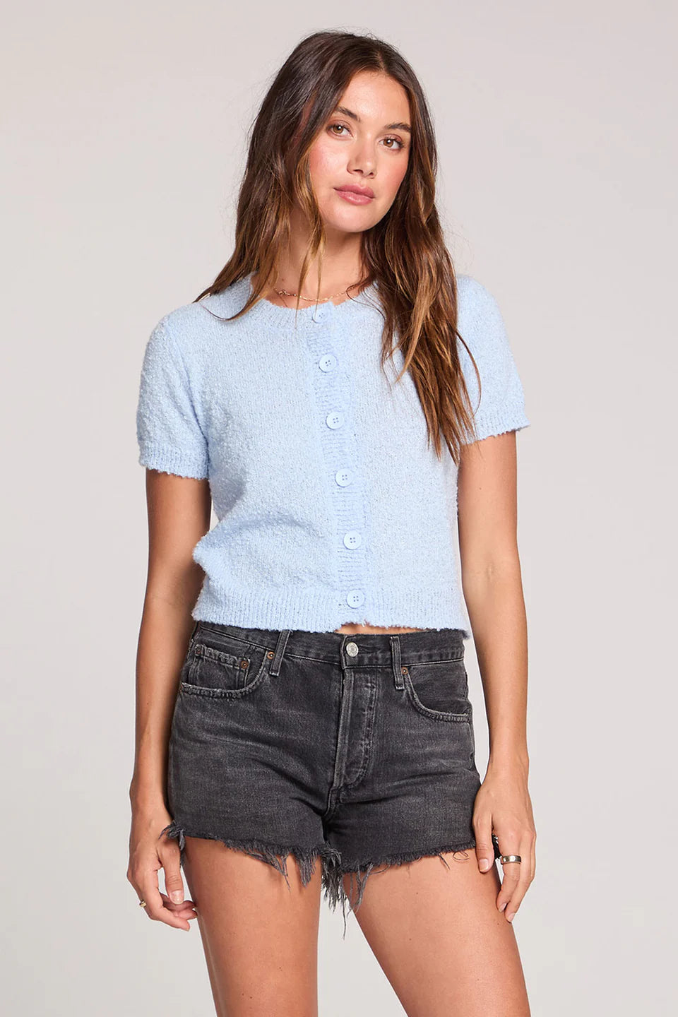 Rowann Sweater-Dust Blue