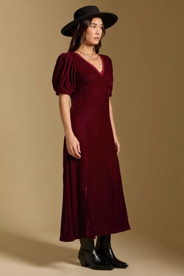 Lorin Midi-burgundy