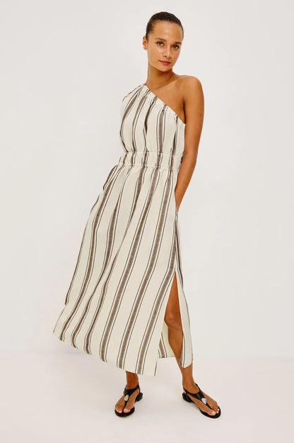 Selani Dress-Stripe