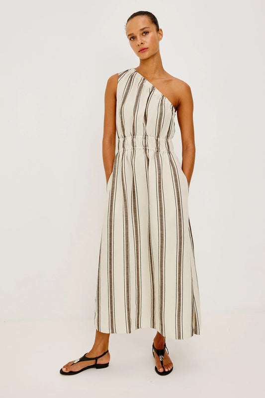 Selani Dress-Stripe