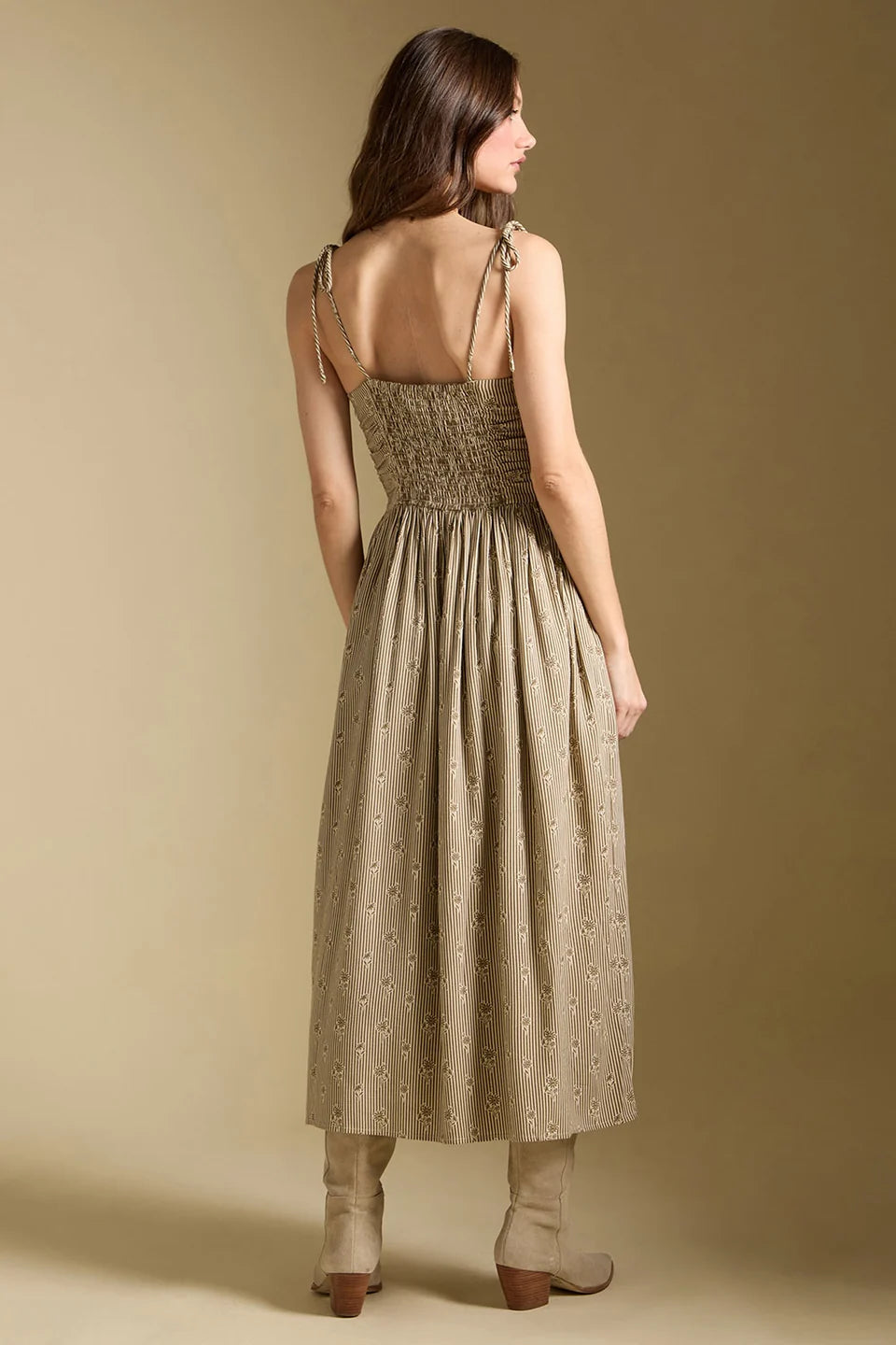 Calystah Dress-Olive