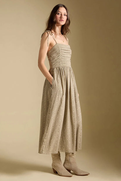 Calystah Dress-Olive