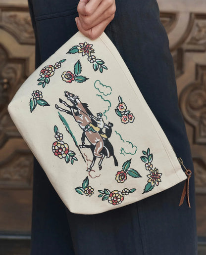 Derby Pouch -Cream