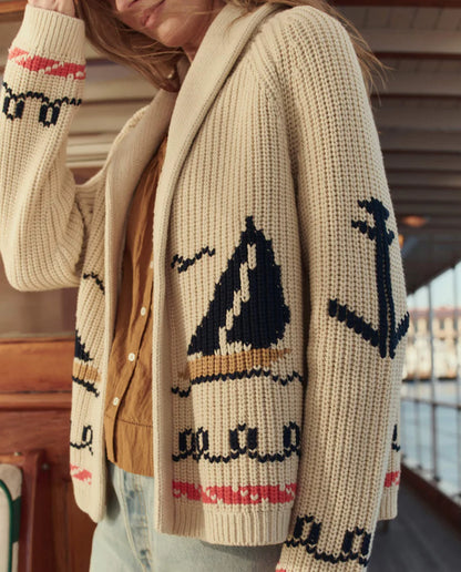 Sailboat Cardigan