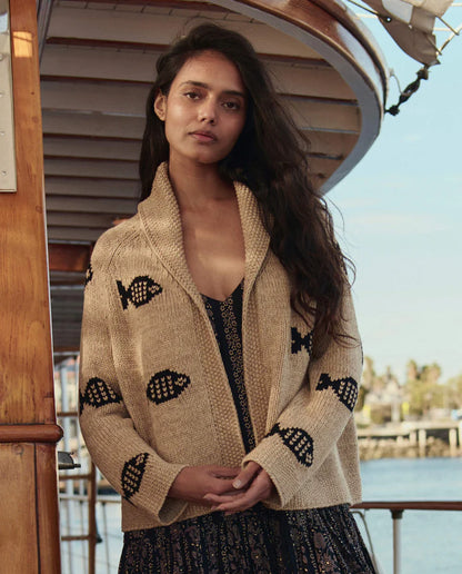 Swimming Fish Cardi