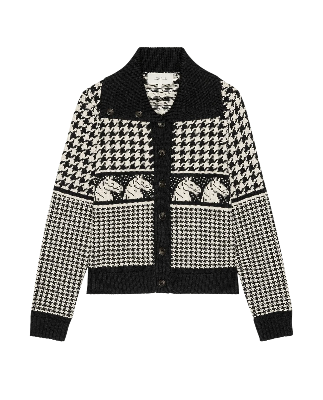 Pony Cardigan-Blk