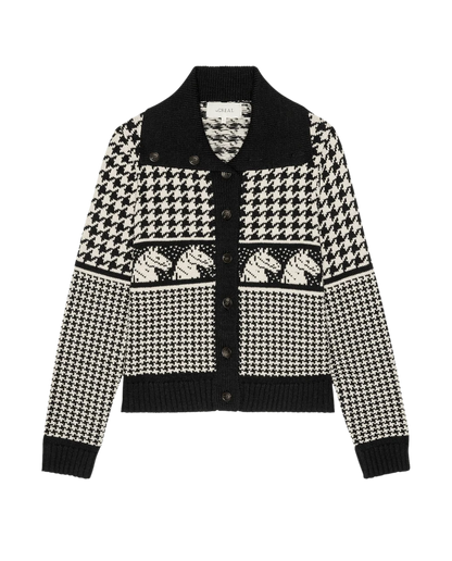 Pony Cardigan-Blk