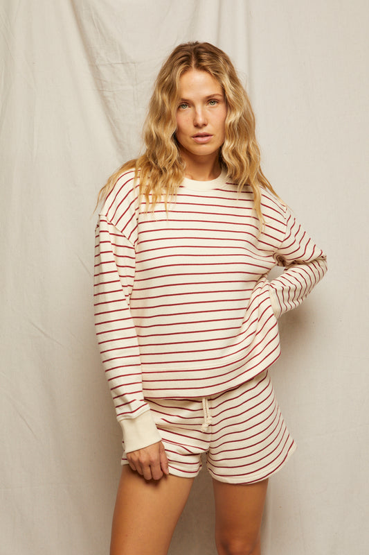Tyler Stripe Sweatshirt