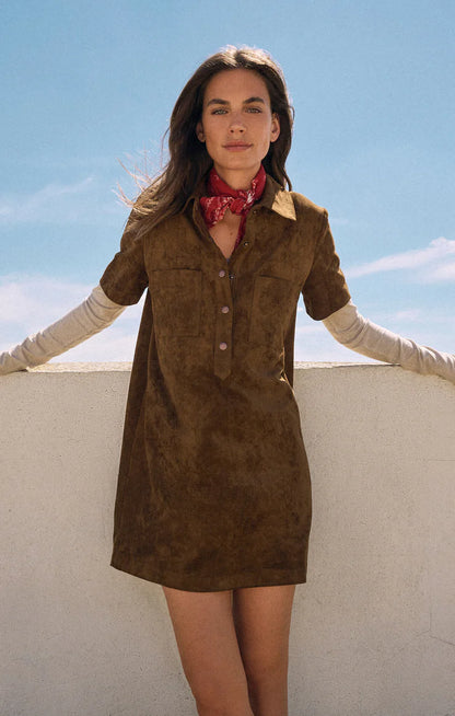 Authentic Suede Mini Dress