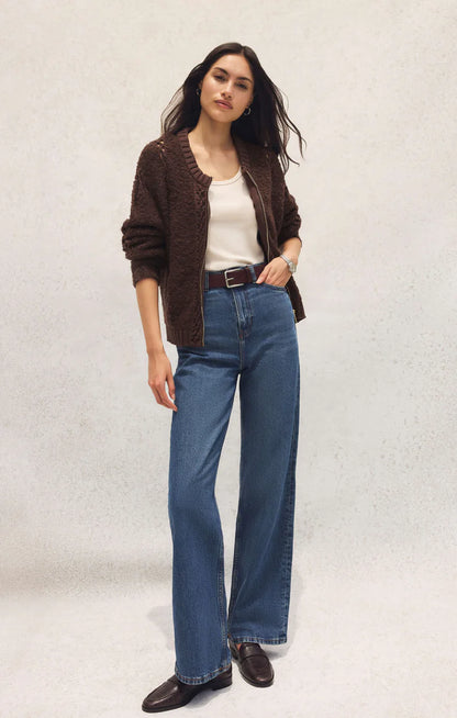 Sundance Sweater Jacket-Choco