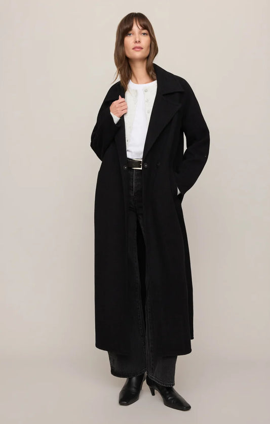 Crosby Cocoon Coat-BLK