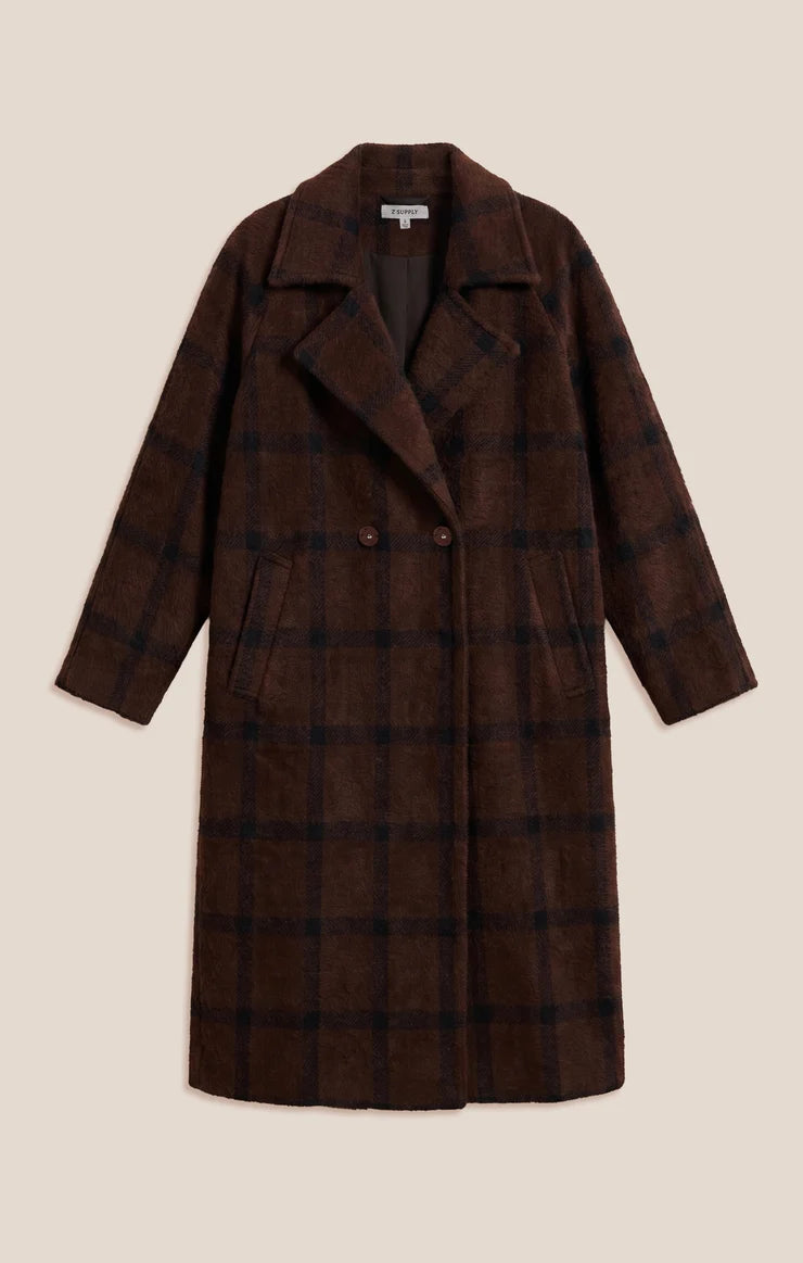 Crosby Plaid Coat-DAC